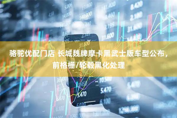 骆驼优配门店 长城魏牌摩卡黑武士版车型公布，前格栅/轮毂黑化处理